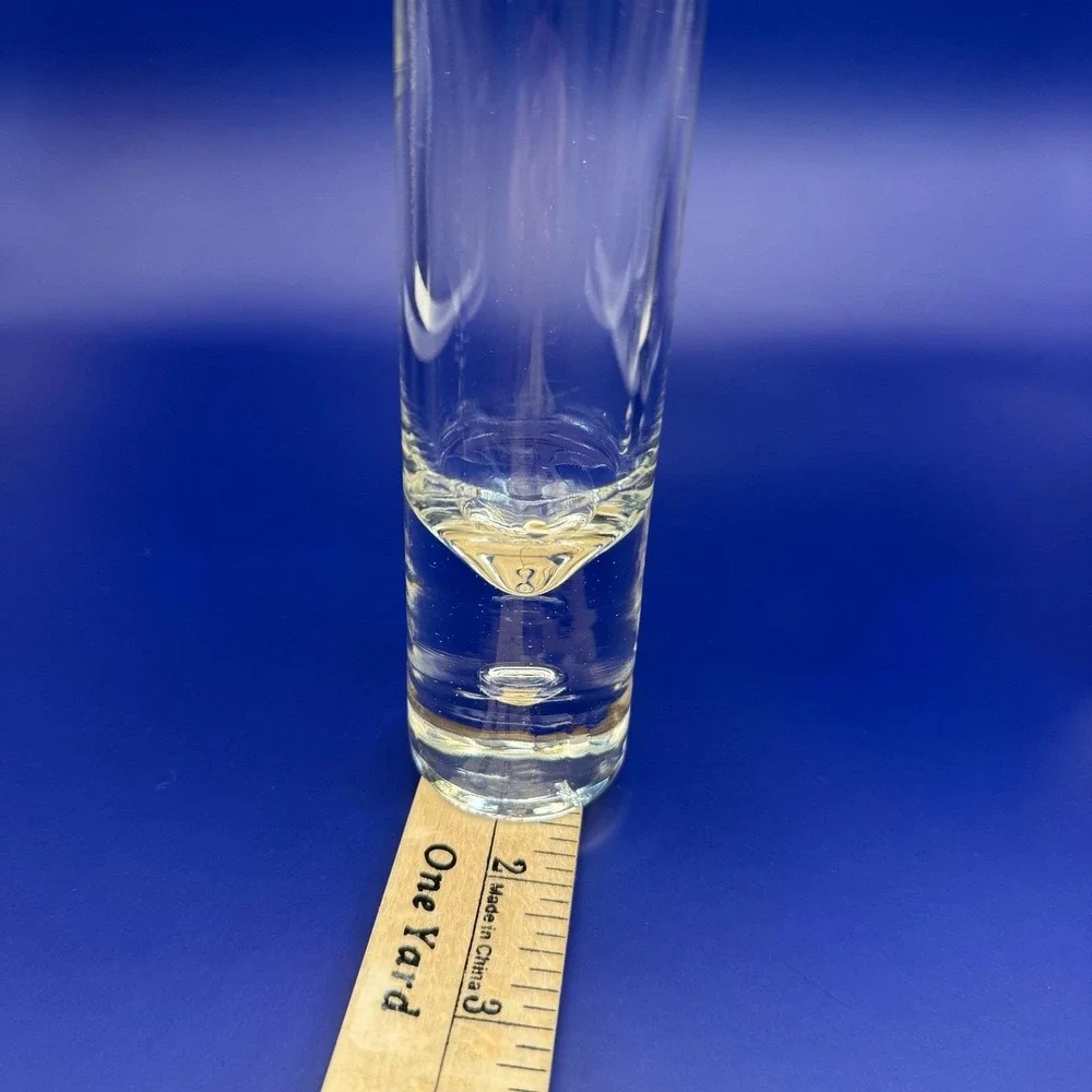 Crown Corning Horizon Bud Vase Set 8" & 10" Vintage Australian Crystal Glass-Box - Picture 12 of 13